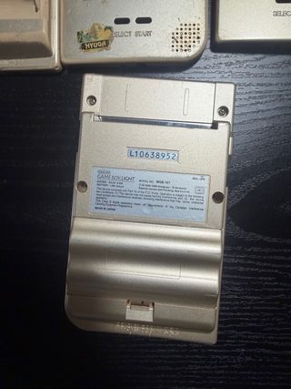 Despiece Game Boy Light Nintendo