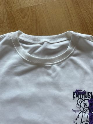 Camiseta Shein Talla S Estampado Oso