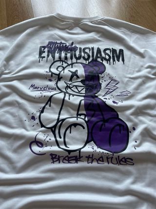 Camiseta Shein Talla S Estampado Oso