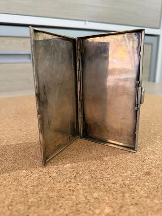 Pitillera antigua plata 800 (200g) grabada