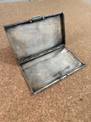 Pitillera antigua plata 800 (200g) grabada