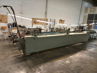 Máquina de plegado y pegado de cajas Jagenberg 875