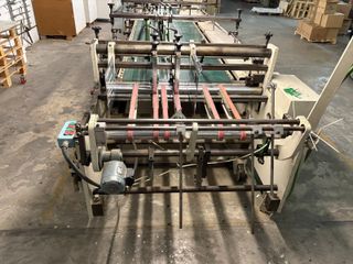 Máquina de plegado y pegado de cajas Jagenberg 875