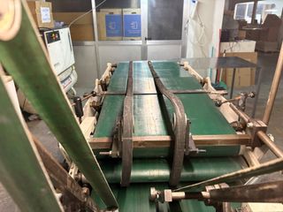 Máquina de plegado y pegado de cajas Jagenberg 875