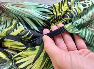 Tutina estiva corta fantasia foglie