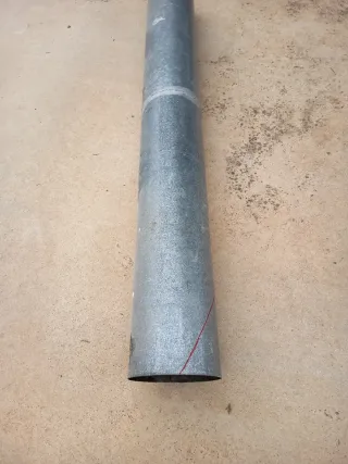 Tubo chimenea acero galvanizado