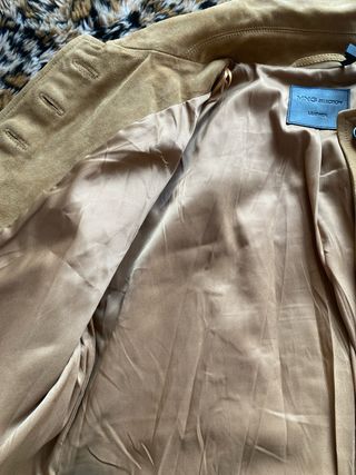 Chaqueta Mango Piel Talla M Nueva