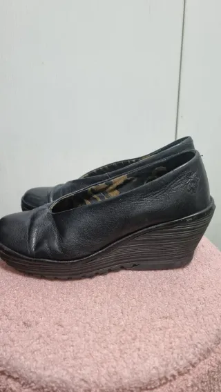 Zapatos Fly London Talla 37 Negros