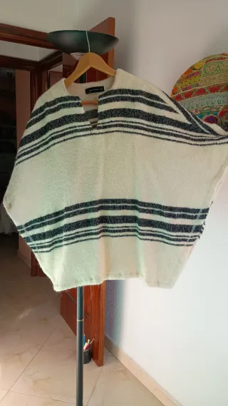 Poncho estilo mexicano