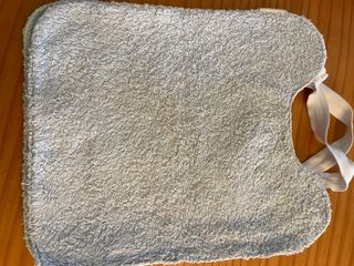 5 Babetes Mi Muselina Azul Talla Grande