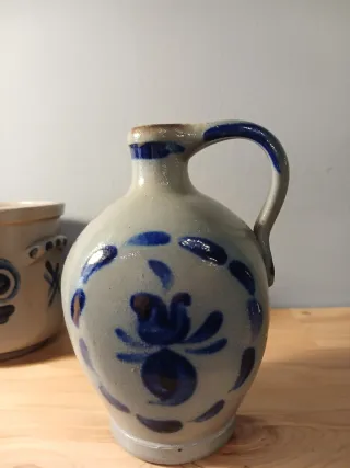 Set 3 Contenitori Gres Stile Westerwald