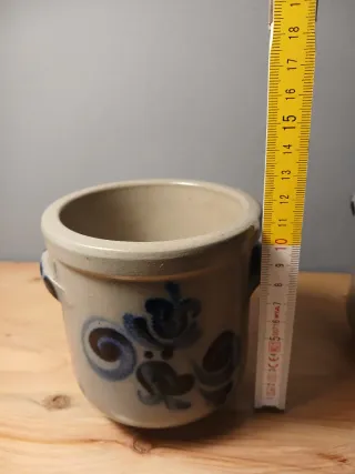 Set 3 Contenitori Gres Stile Westerwald