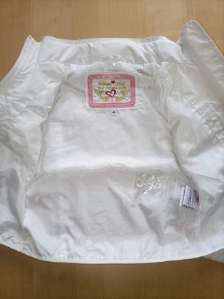 Giacca bianca bambina 4 anni WPM Wampum