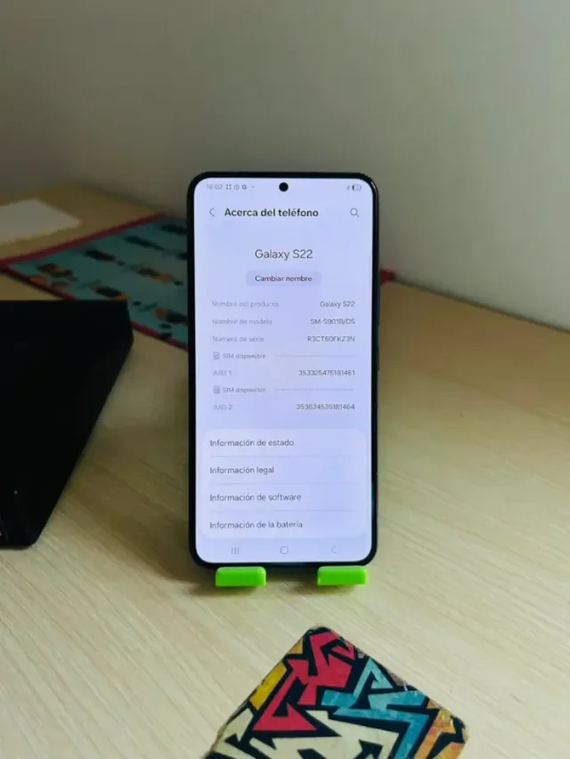 Samsung Galaxy S22 Negro 8/128GB