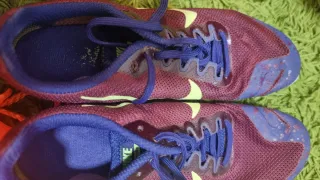Zapatillas Nike Clavos Atletismo Morado Amarillo