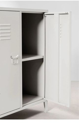 Mueble salón estilo industrial blanco