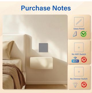 NUEVO! Interruptor táctil de pared nuevo a estrena