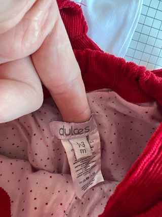 Conjunto bebé peto y body 1 mes