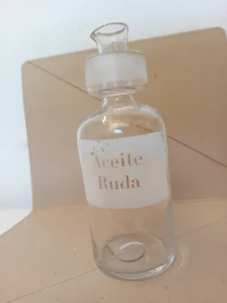 Frasco de farmacia cristal