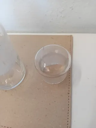 Frasco de farmacia cristal