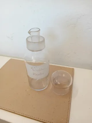 Frasco de farmacia cristal