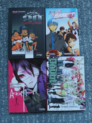 Pack 4 primeros tomos manga en español