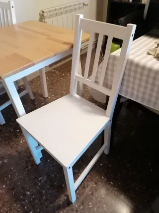 Tavolo 65x65 e 2 Sedie Cucina Ikea