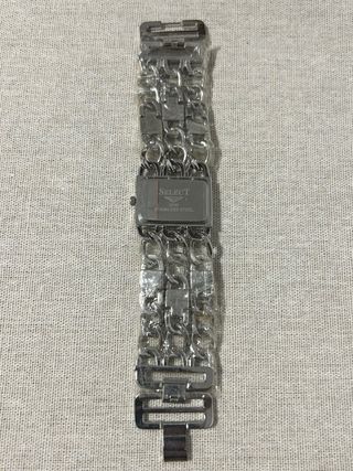 Reloj SELECT Plata y Blanco