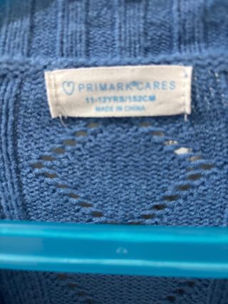 Lote 3 prendas niña: 2 rebecas y 1 jersey 11 años