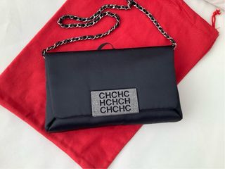 Bolso Carolina Herrera Negro con Cadena