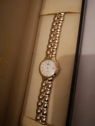 Reloj Lotus Dorado Mujer. Perfecto Estado.