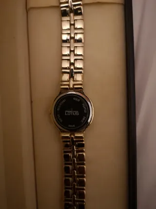 Reloj Lotus Dorado Mujer. Perfecto Estado.