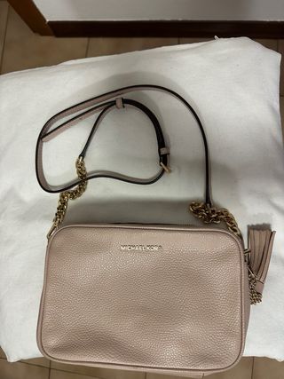 Borsa Michael Kors rosa cipria con tracolla