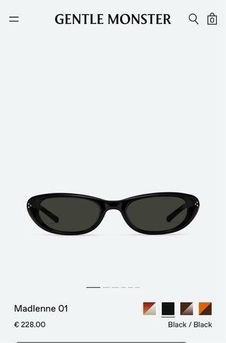 Occhiali da sole Gentle Monster neri