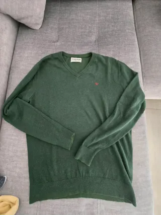 Jersey SILBON cuello pico hombre verde Talla XS