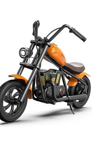 Moto Eléctrica Infantil Naranja y Negra