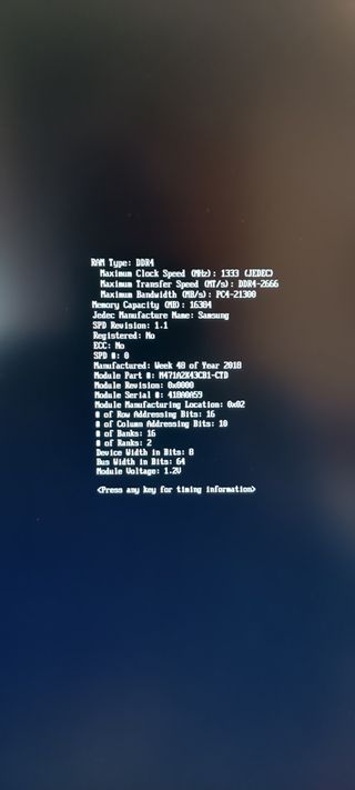 Samsung 16GB DDR4 2666MHz SODIMM