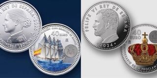 Moneda conmemorativa barco España