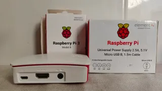 Raspberry Pi 3B con Fuente de Alimentación