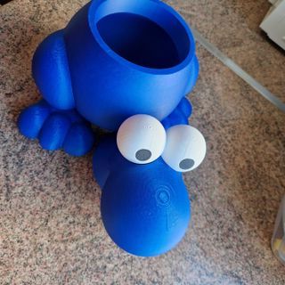 NERDS azul XXL - 25cm con compartimento