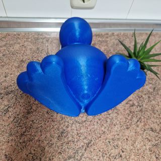 NERDS azul XXL - 25cm con compartimento