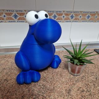 NERDS azul XXL - 25cm con compartimento