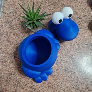 NERDS azul XXL - 25cm con compartimento