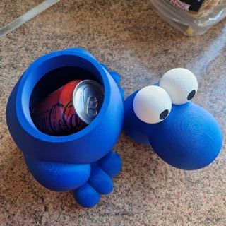 NERDS azul XXL - 25cm con compartimento