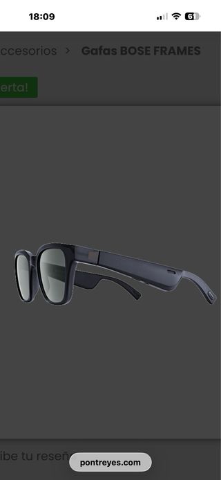 Gafas Bose Frames Audio mod: ALTO.