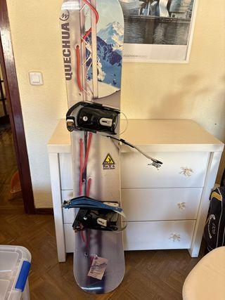 Tabla Snowboard Quechua 164 + Fijaciones + Botas 4
