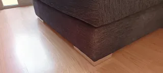 Sofá Chaiselongue Negro y Morado