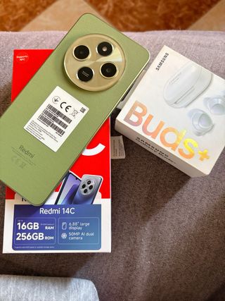 Pack Xiaomi Redmi 14C y Samsung Buds+