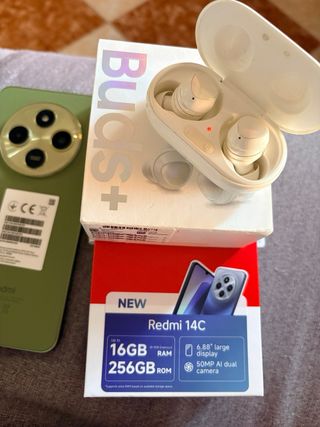 Pack Xiaomi Redmi 14C y Samsung Buds+