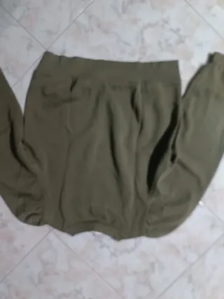 Felpa Second Female verde oliva tg M